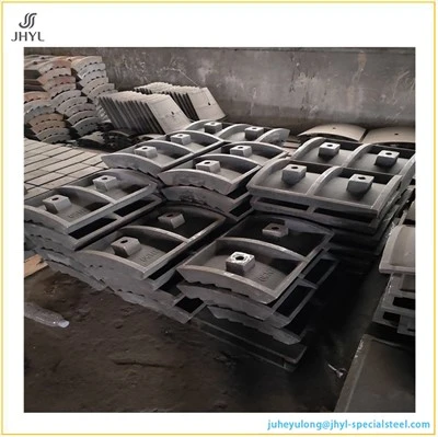 Segondè Manganèz Steel ékrazan Materio ki kouvri